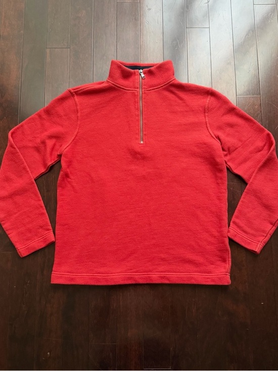 Banana Republic Other - Banana Republic Men's Sweater Size M Quarter Zip Orange Red Preppy Business Work